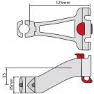 Fixation KlickFix pour tube