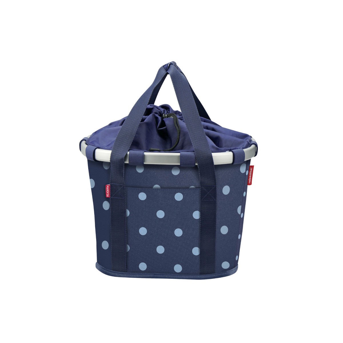 Panier Bikebasket Mixed Dot Bleu Panier Bikebasket Mixed Dot Bleu