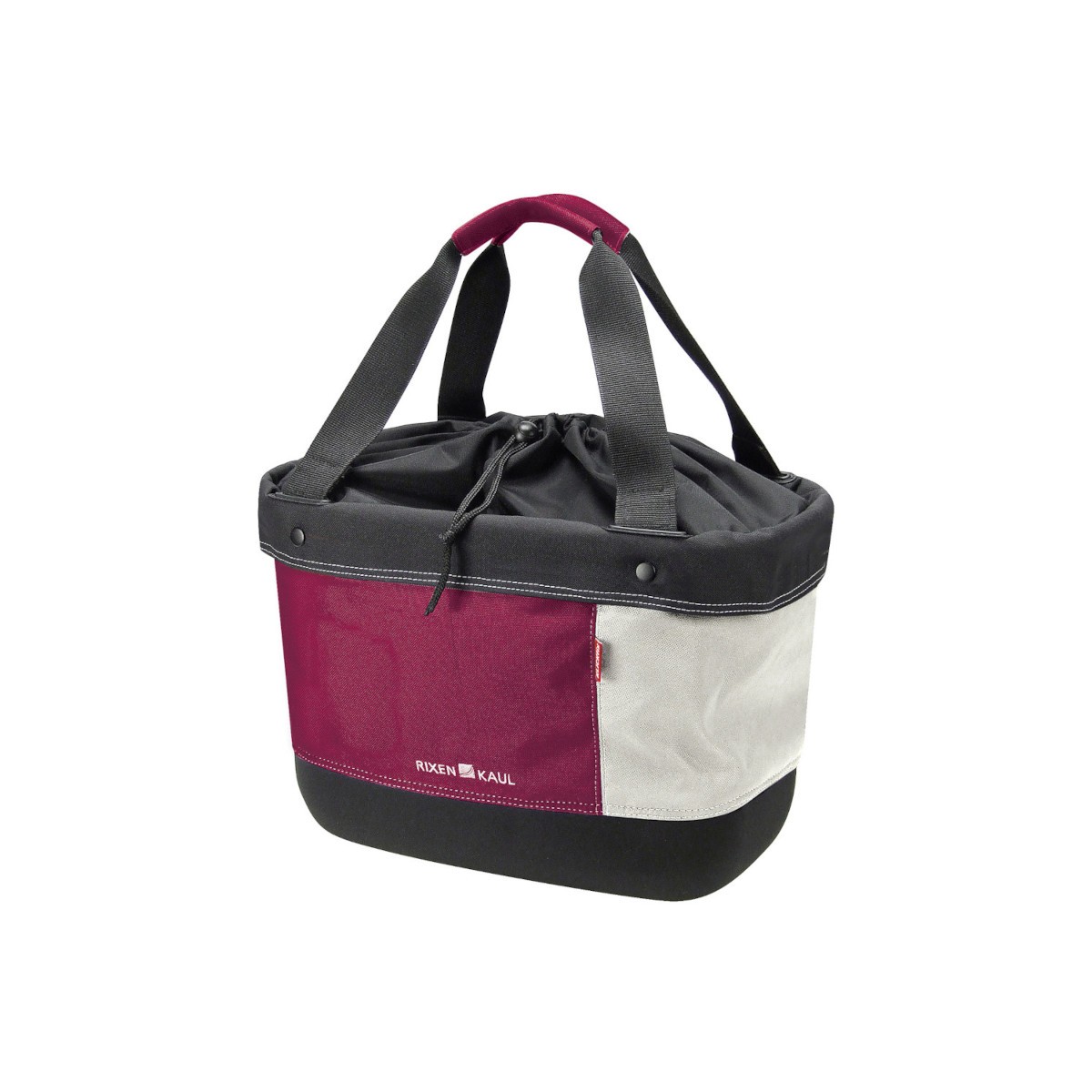 Panier tissu Shopper Alingo Rouge/Crème