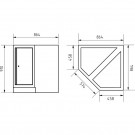 Meuble d'angle bas