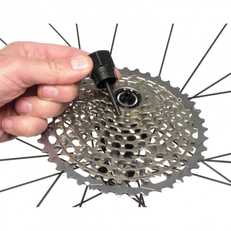 Démonte cassette Shimano HG + guide