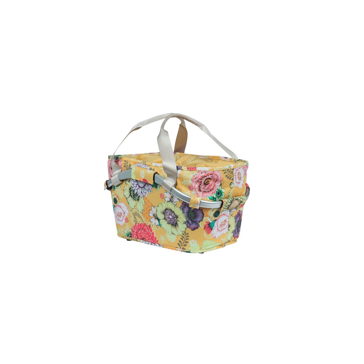 Basil Bloom Field Carry all panier arrière MIK, 22L, Jaune