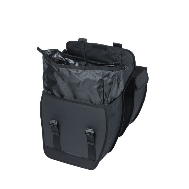 Basil Tour Waterproof XL sacoche double, 35L, noir