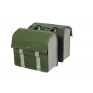 Basil Urban Load sacoche double, 48-53L, moss green/sand Basil Urban Load sacoche double, 48-53L, moss green/sand