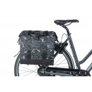 Basil Grand Flower shopper de vélo, 23L, noir