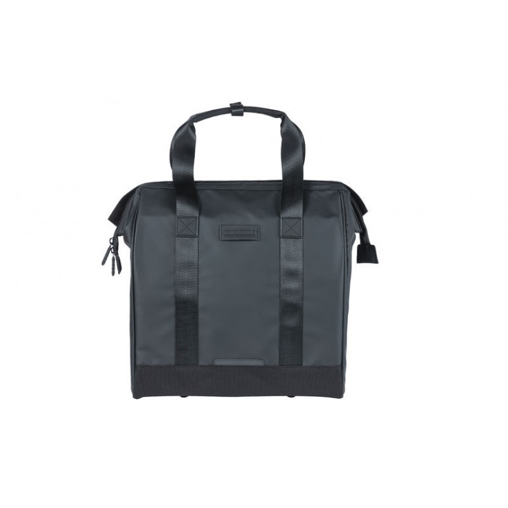 Basil Grand Tarpaulin shopper de vélo, 23L, noir