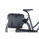 Basil Grand Tarpaulin shopper de vélo, 23L, noir