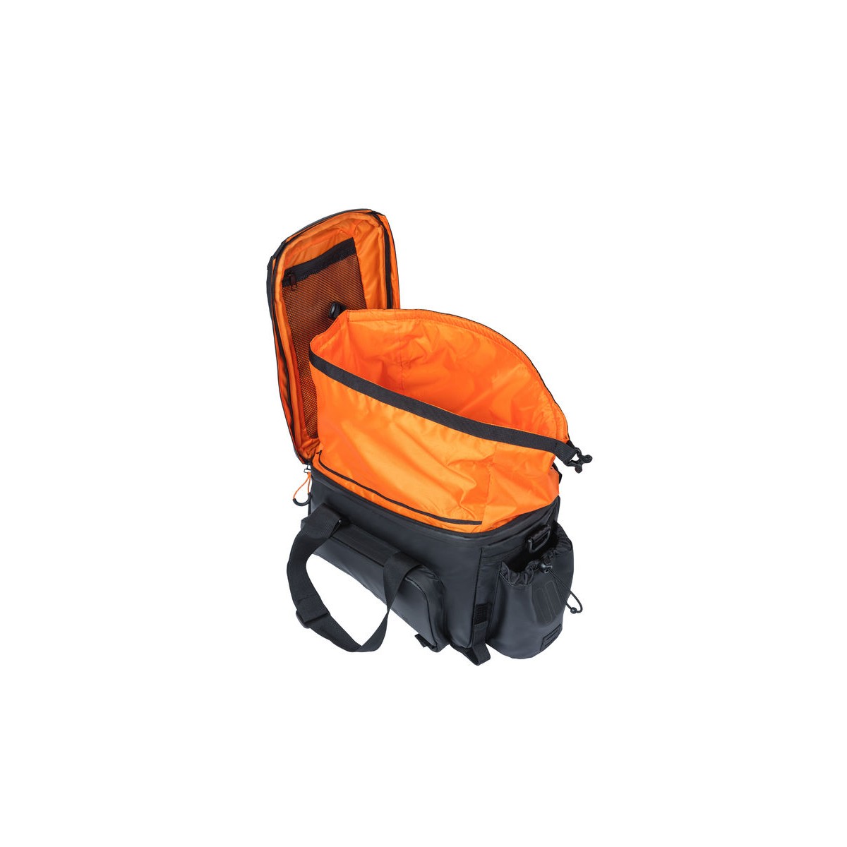 Basil Miles Tarpaulin trunkbag XL Pro, 9-36L, black orange