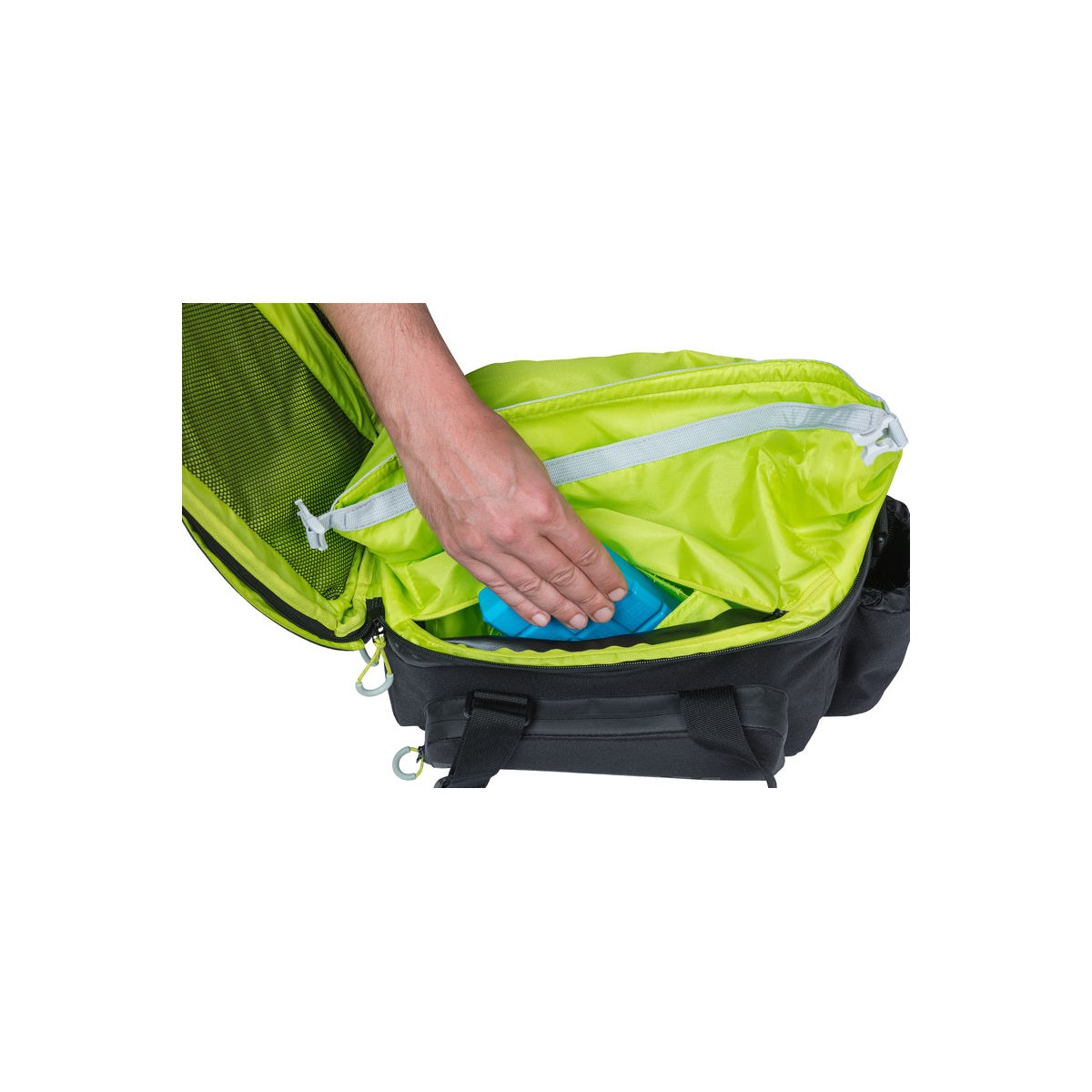 Basil Miles trunkbag XL Pro MIK, 9-36L, black lime