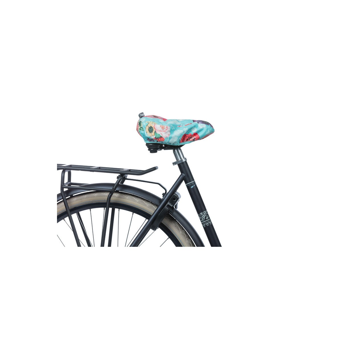 Basil Bloom Field couvre-selle, sky blue