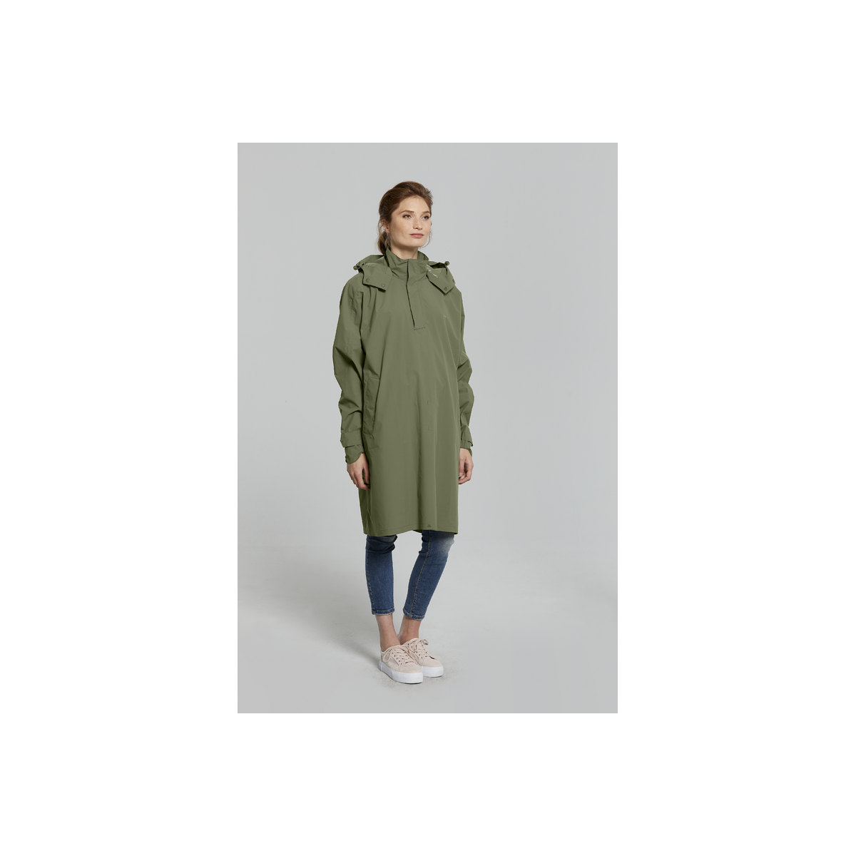 Basil Mosse poncho de pluie unisex, Vert Olive M/L