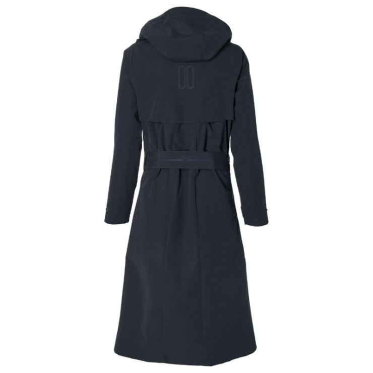 Basil Mosse veste de pluie femmes trench-coat, Bleu nuit XXL