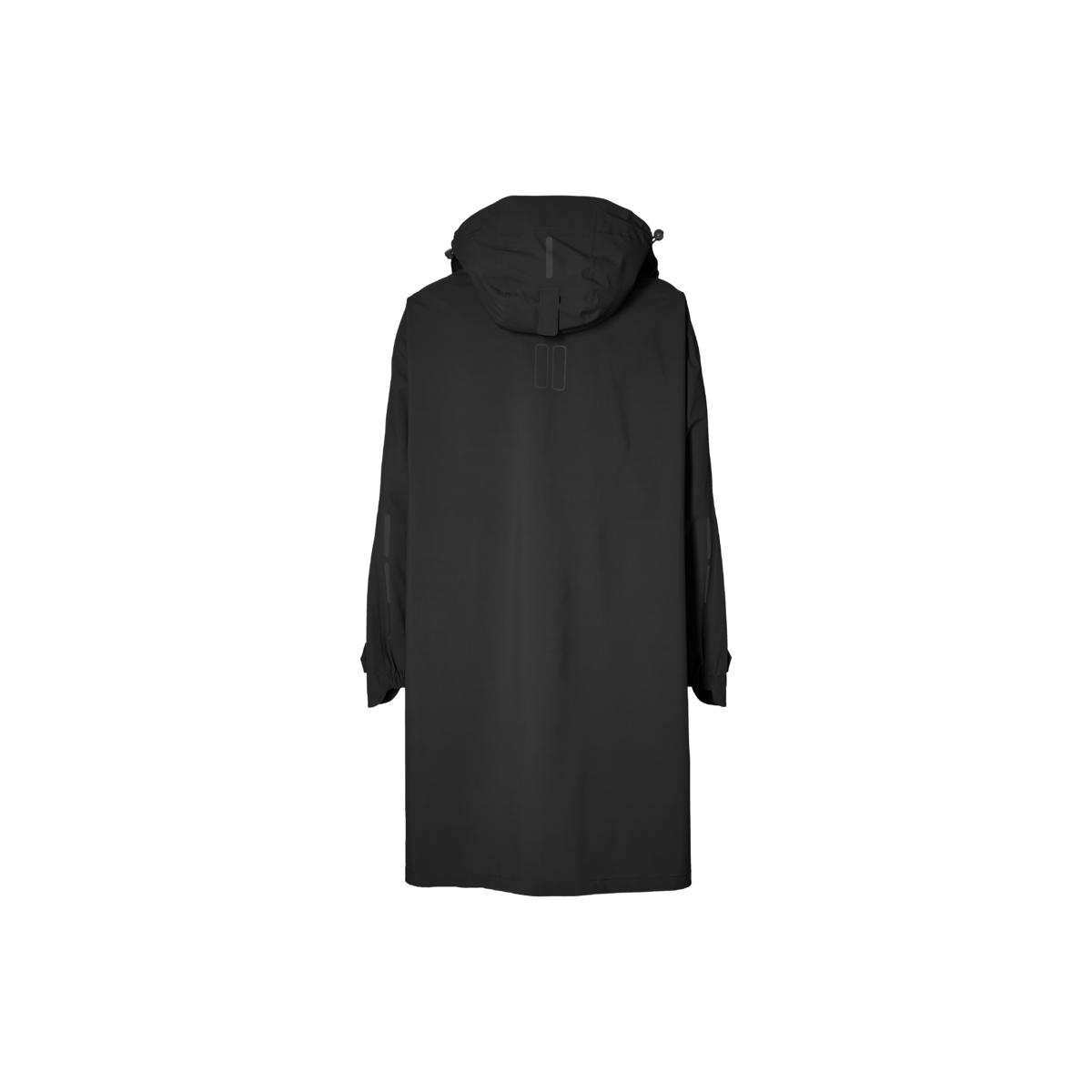 Basil Mosse poncho de pluie unisex, Jet Noir M/L