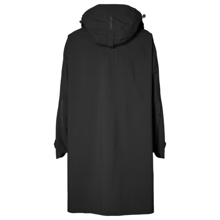 Basil Mosse poncho de pluie unisex, Jet Noir M/L