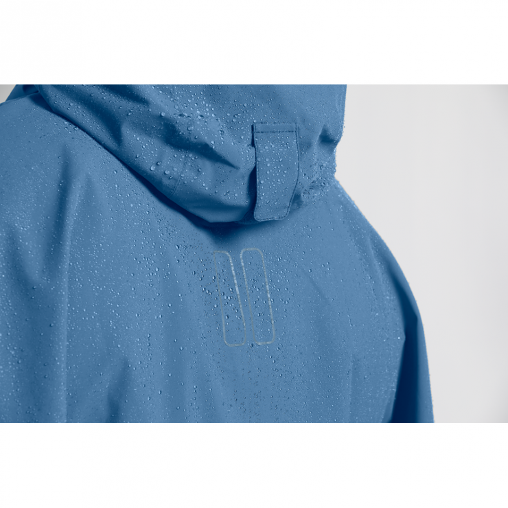 Basil Hoga poncho de pluie unisex Bleu taille unique