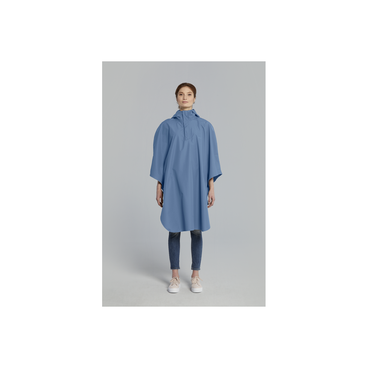 Basil Hoga poncho de pluie unisex Bleu taille unique