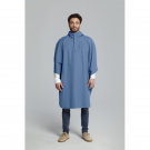 Basil Hoga poncho de pluie unisex Bleu taille unique