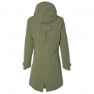 Basil Mosse veste de pluie Parka femmes, Vert olive XS