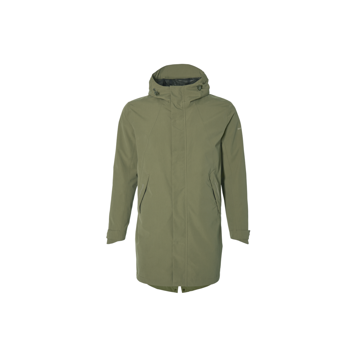 Basil Mosse veste de pluie Parka hommes, Vert olive M