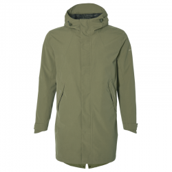 Basil Mosse veste de pluie Parka hommes, Vert olive L