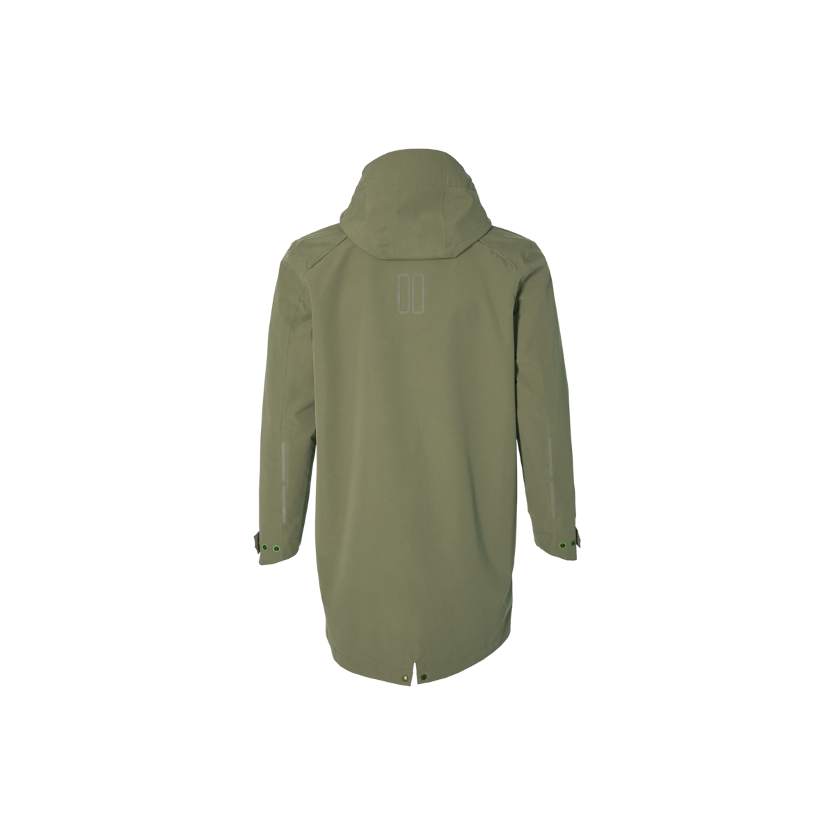 Basil Mosse veste de pluie Parka hommes, Vert olive XXL