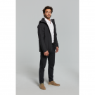 Basil Skane veste imperméable hommes, Noir S