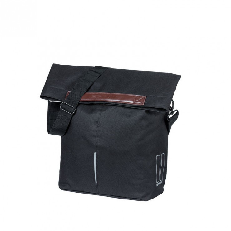 CITY SHOPPER, sac bandoulière, 14-16L, noire