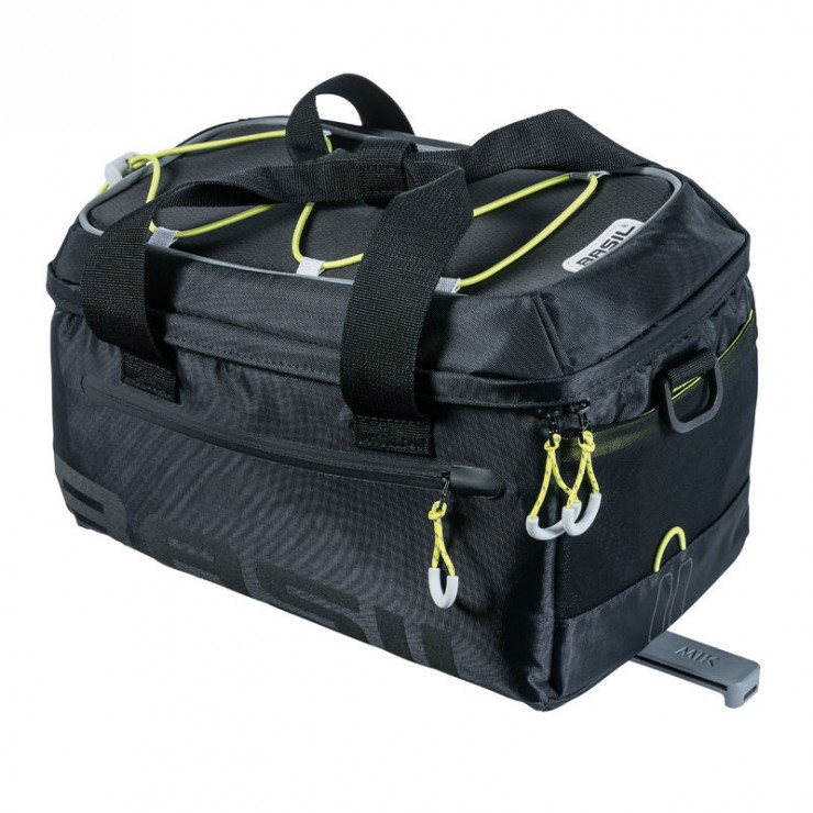 Sacoche arrière MILES, 7L, noir jaune