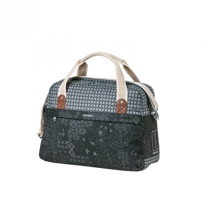 Sacoche porte bagage Basil BOHEME-CARRY ALL BAG 18L charchoal