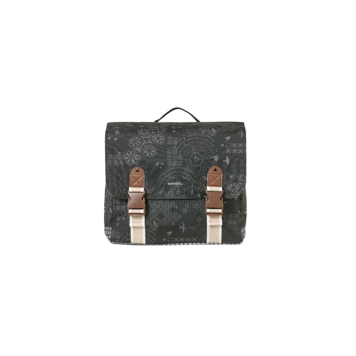 Basil Boheme sacoche double MIK, 35L, Charcoal