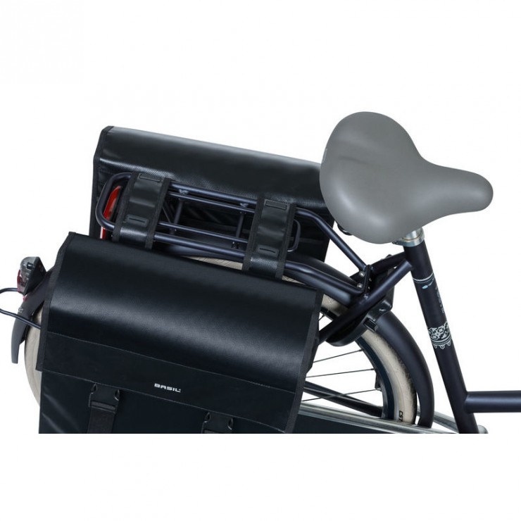 Sacoche double URBAN LOAD, 48/53L noir