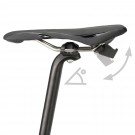 Sacoche tige de selle Contour Magnum + adaptateur de selle