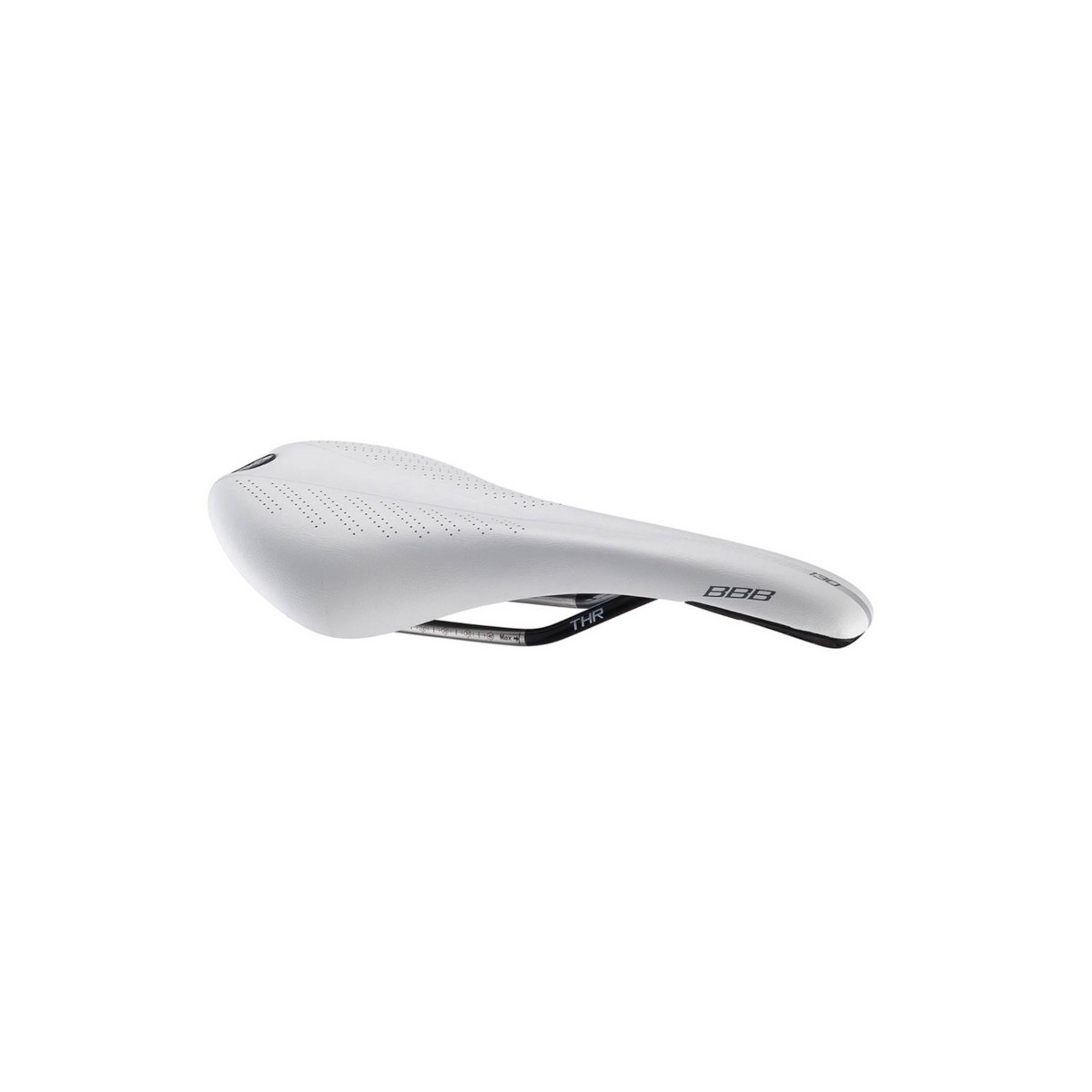 Selle route "Arrow" microfibre N/Blc