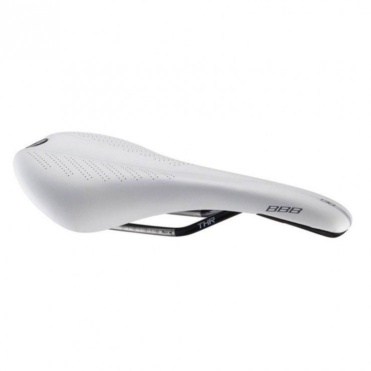 Selle route "Arrow" microfibre N/Blc