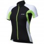 Maillot été Femme "PowerGirl" noir/vert citron - Cor : Preto/verde-limão