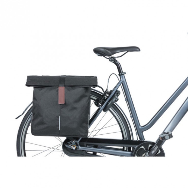 City double sacoche de vélo, 28-32L, noir