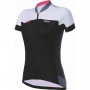 Maillot été Femme "Omnium" jersey  - Cor : Preto/Branco/Magenta