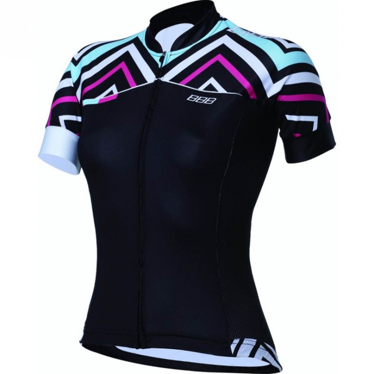 Maillot été Femme "Omnium" jersey Noir Design